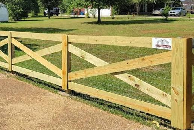 Crossed Wood Rall
